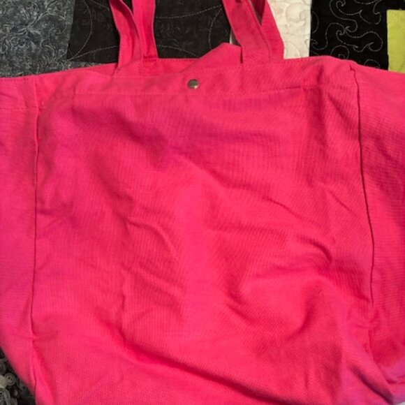GAP Large Everyday Hot Pink Canvas Bag - NWT - Picture 2 of 8